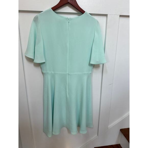 NWT Shoshanna Lovisa Mint Flutter Sleeve A-Line Dress, 8 - Picture 9 of 10